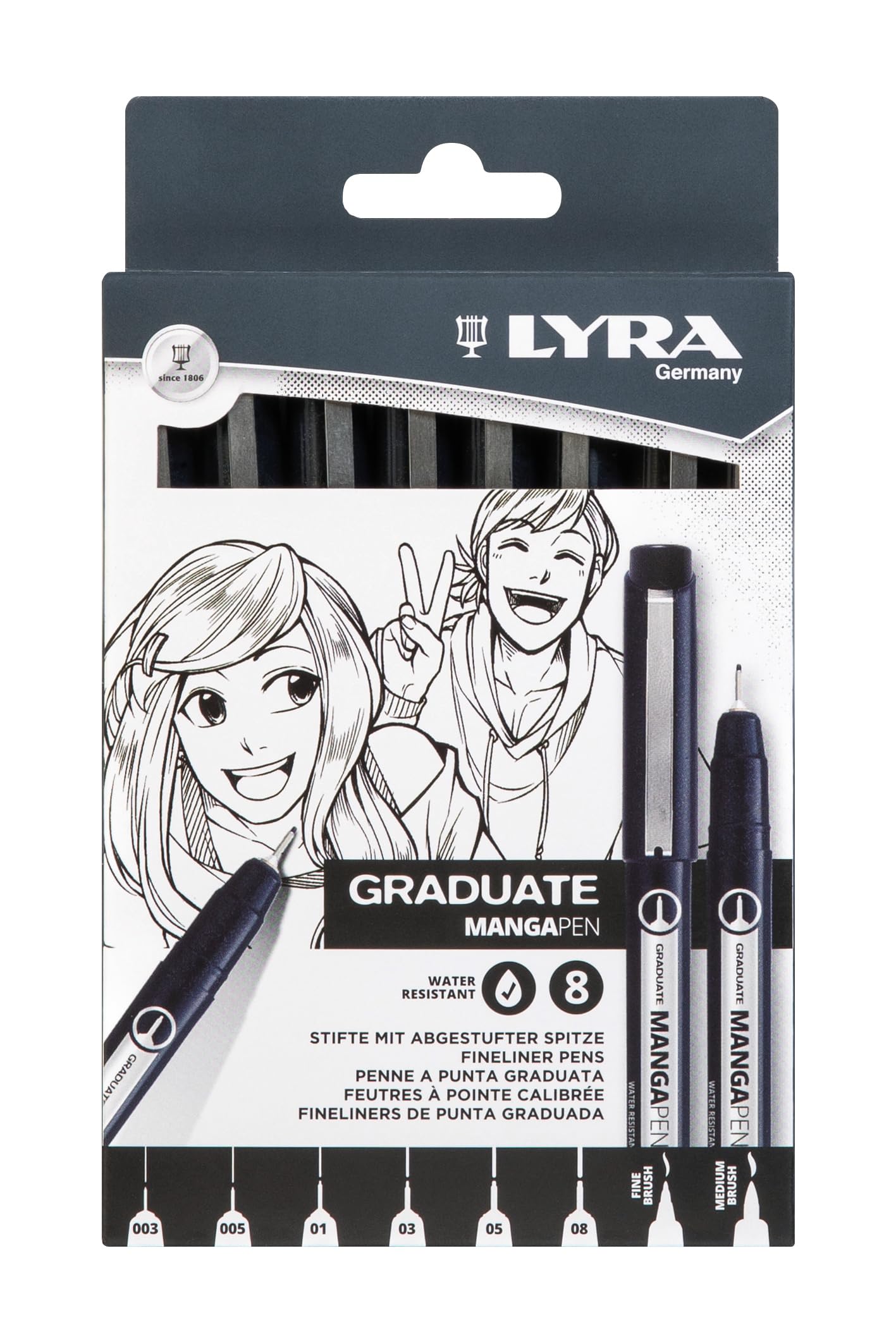 lyra-graduate-mangapen-tui-8-stylos-dessin-manga image 1