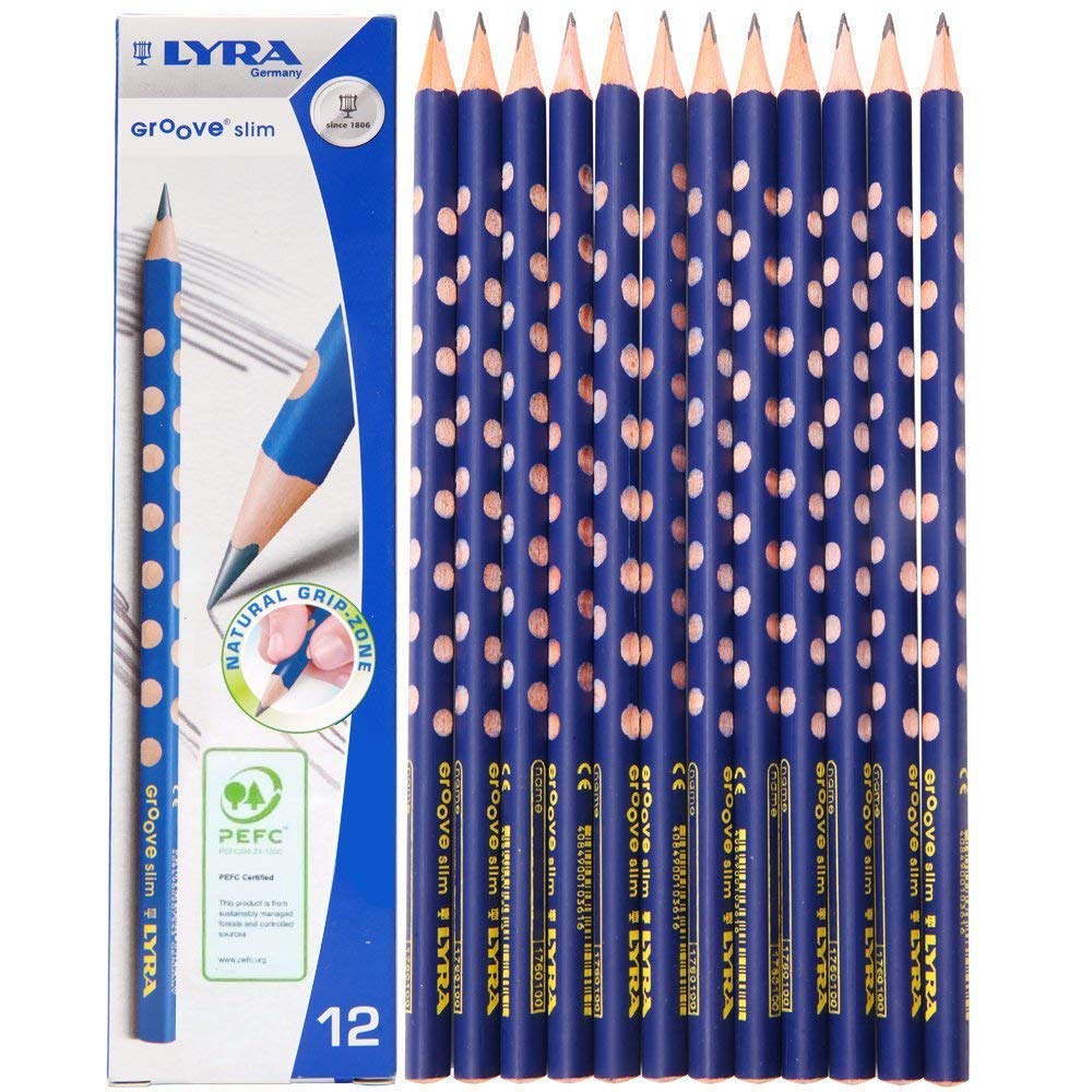 lyra-groove-slim-hb-crayons-graphite-ergonomiques-grip-triangulaire-bo-te-12-cra image 4