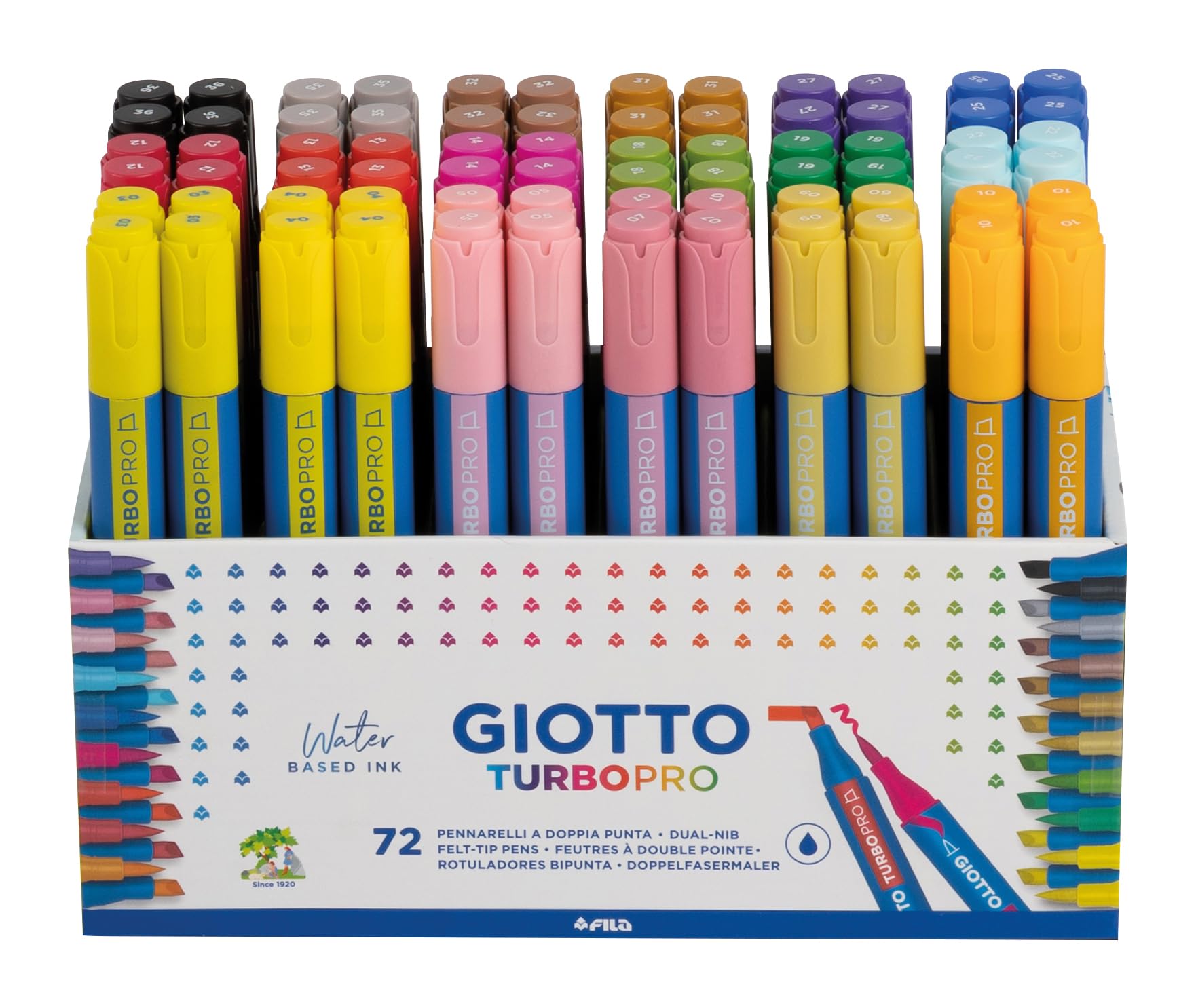 giotto-turbo-pro-feutre-double-pointe-bo-te-15-couleurs-assorties image 5