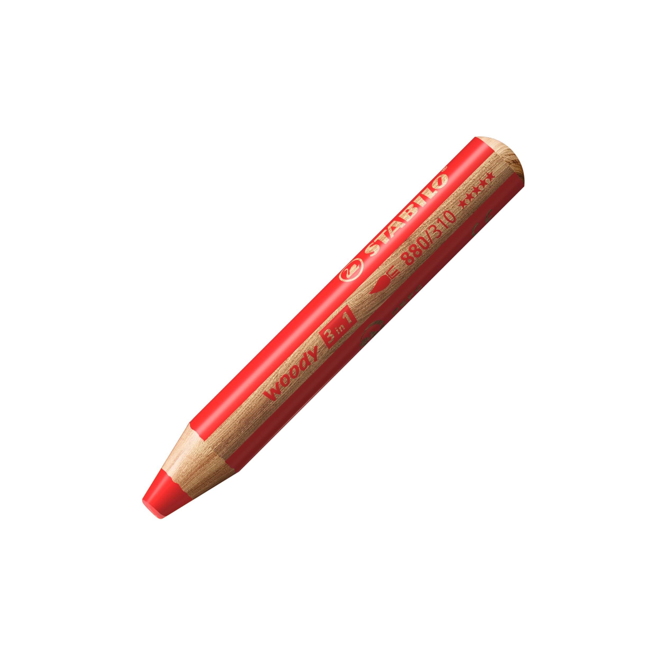 stabilo-woody-3-in-1-arty-tui-carton-de-18-crayons-de-couleur-multi-usages-pince image 2