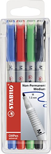 stabilo-ohpen-pochette-4-marqueurs-non-permanents-pointe-medium-1-mm image 8