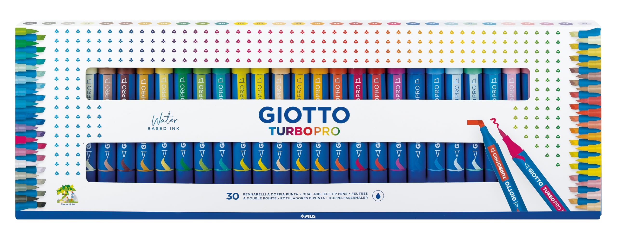 giotto-turbo-pro-feutre-double-pointe-bo-te-15-couleurs-assorties image 6