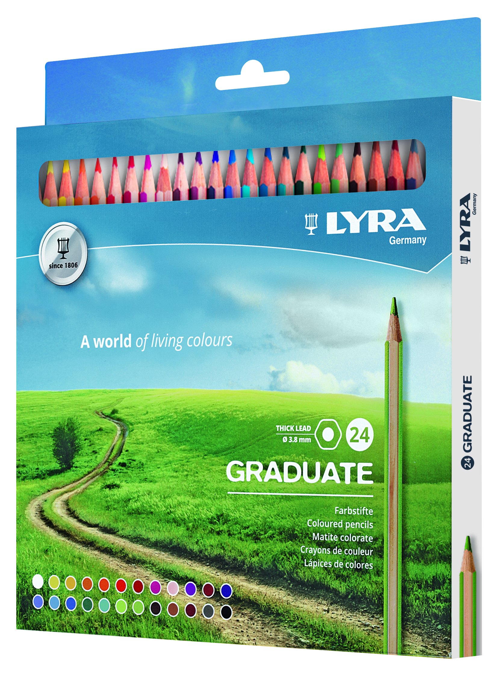 lyra-graduate-permanent-tui-24-crayons-de-couleur image 2