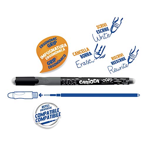 carioca-oops-stylo-effa-able-encre-thermosensible-noir-pointe-0-7-mm image 5