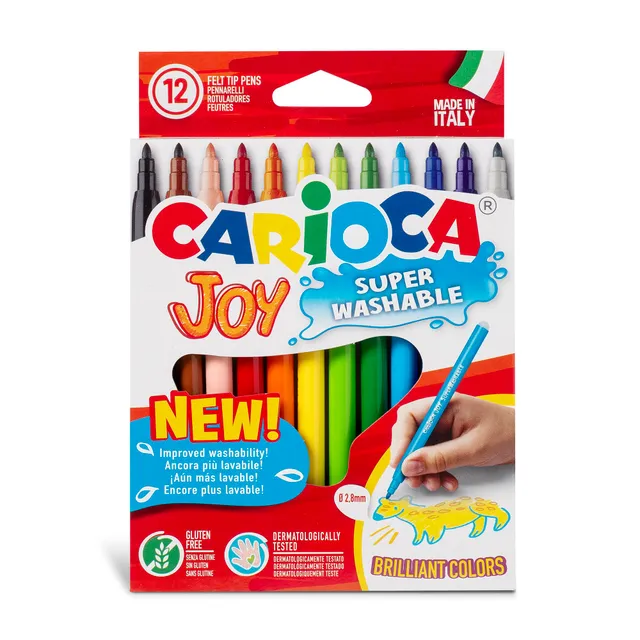 carioca-joy-superwashable-feutres-pointe-fine-2-6-mm-tui-12-couleurs image 1