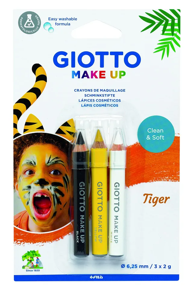 giotto-tiger-blister-3-crayons-de-maquillage image 1
