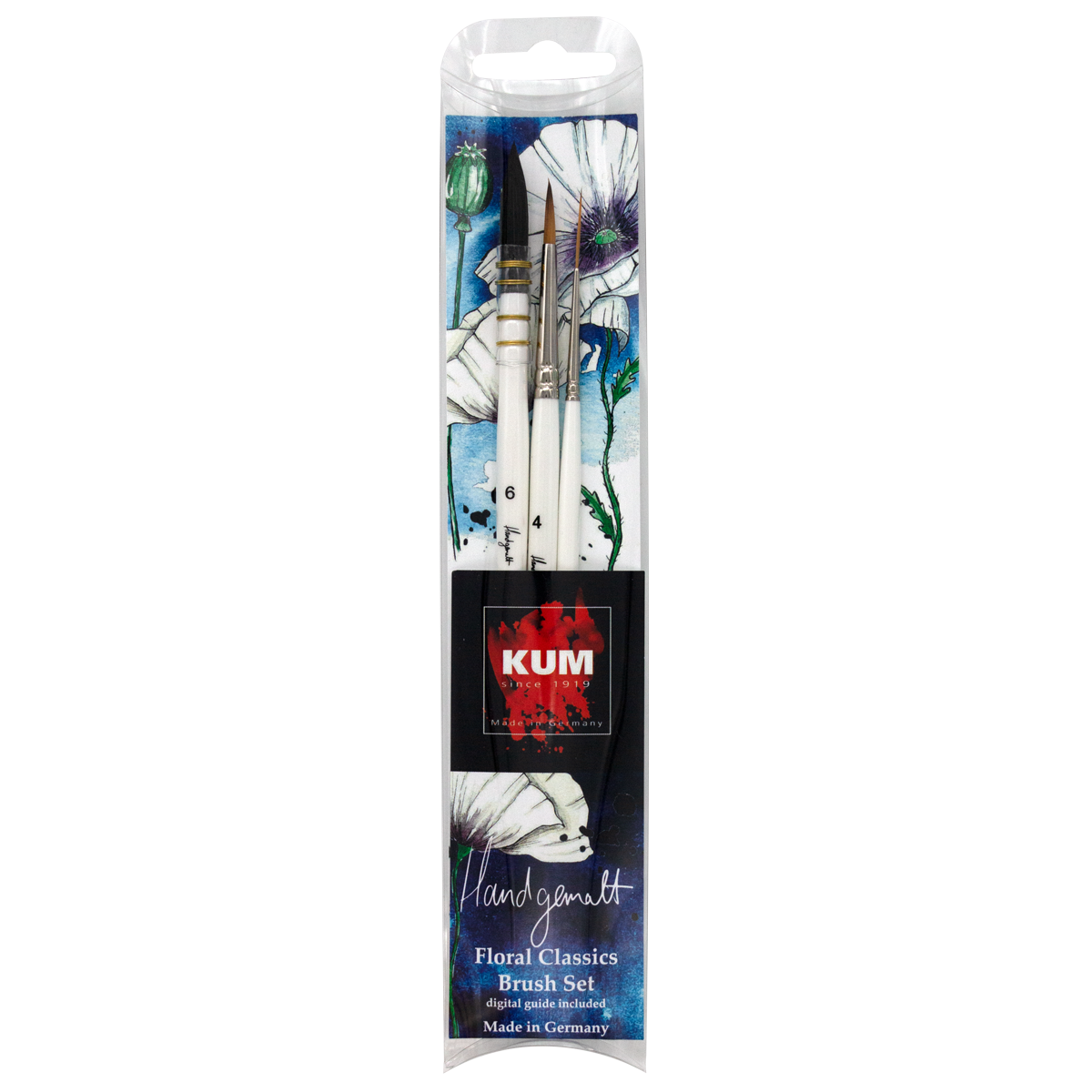 kum-x-handgemalt-floral-classics-set-de-pinceaux image 1