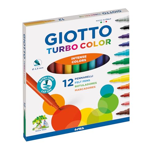 giotto-turbo-color-416000a-tui-de-12-feutres-pointe-polyester-2-8-mm-couleurs-as image 5