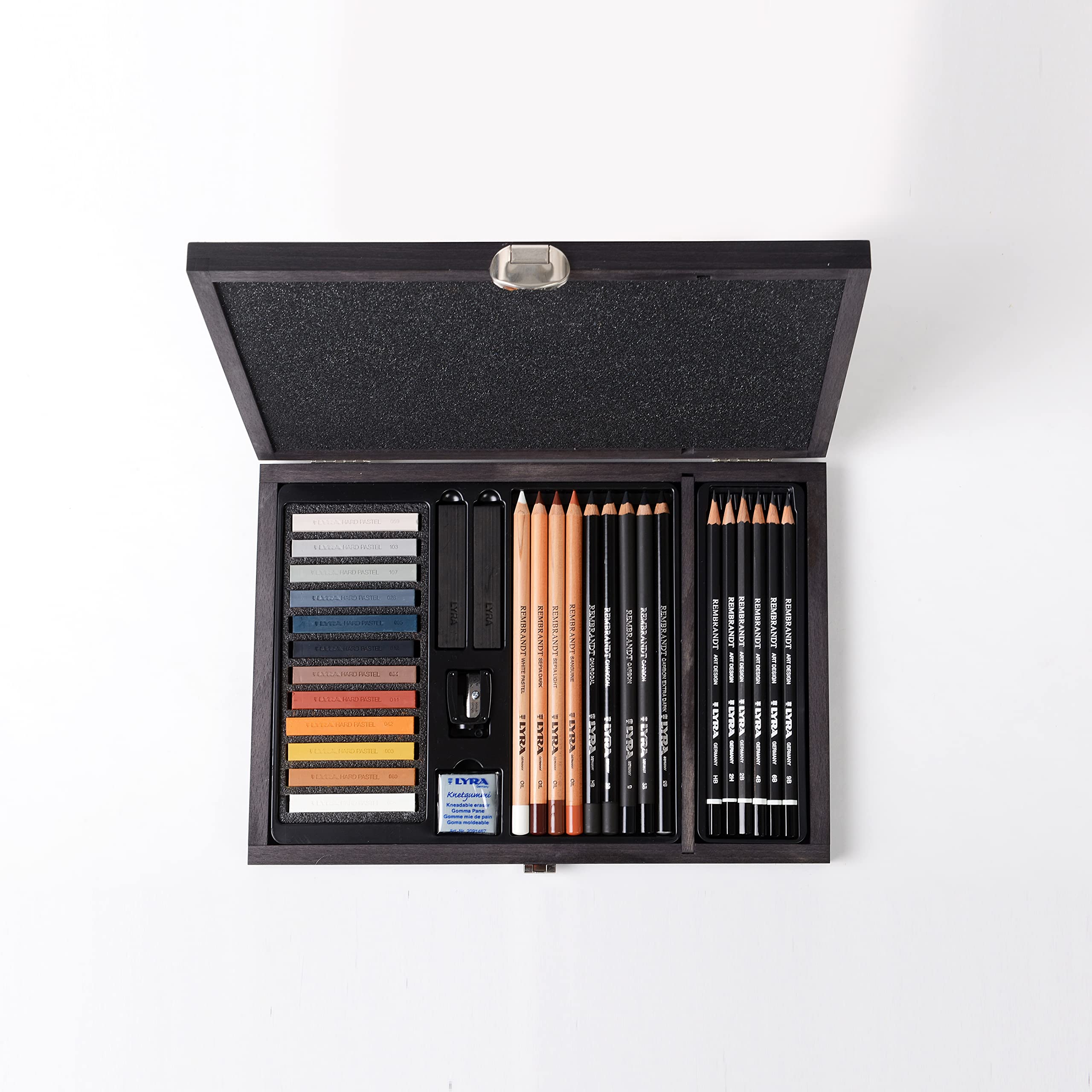 lyra-rembrandt-monochrome-coffret-bois-32-pi-ces-de-dessin image 2