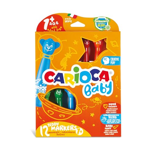 carioca-baby-teddy-markers-1-feutres-ergonomiques-lavables-antibact-riens-bo-te- image 6