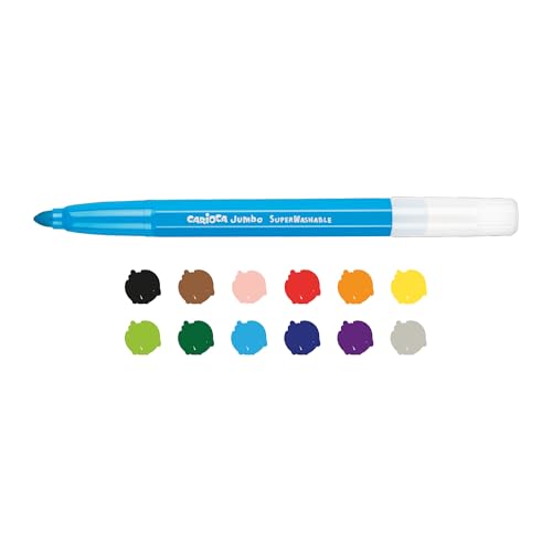 carioca-jumbo-bo-te-12-feutres-maxi-6-mm-coloris-assortis image 6