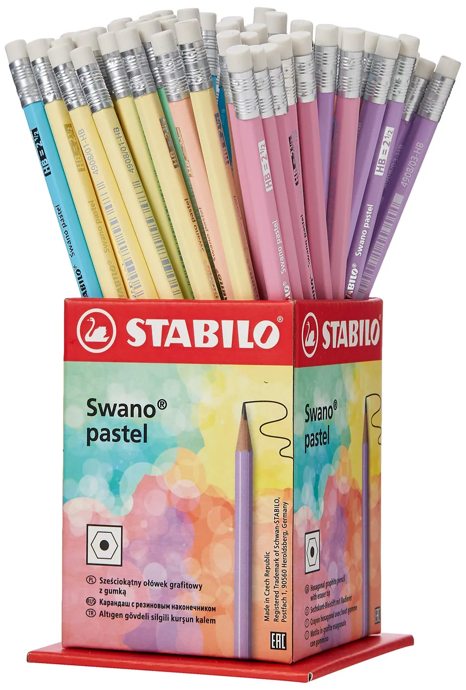 stabilo-swano-pastel-crayon-papier-graphite-hb-pot-x-72 image 1
