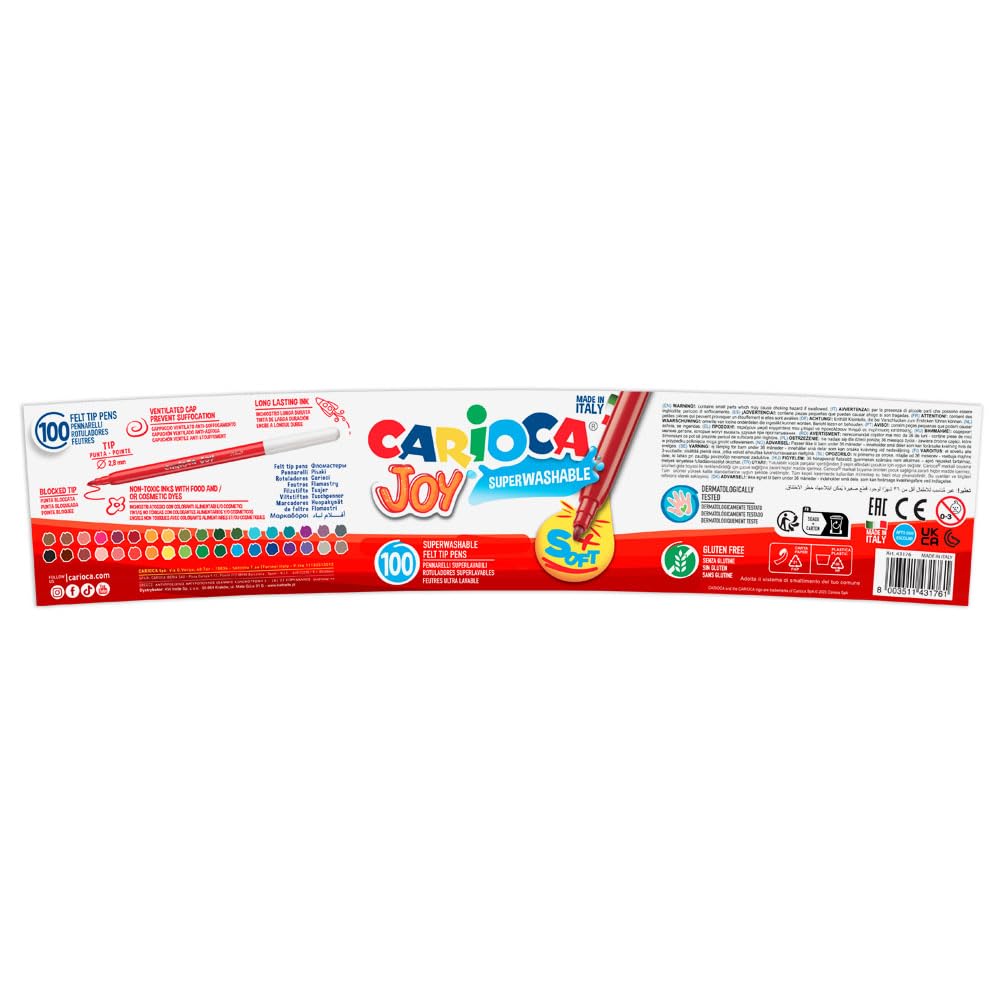 carioca-jumbo-bo-te-de-18-feutres-enfants-pointe-large-super-lavable image 4