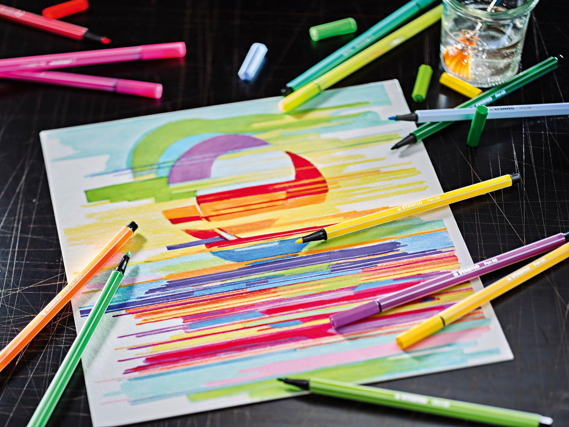 stabilo-arty-set-cr-atif-x-36-feutres-18-pen-68-18-point-88 image 5