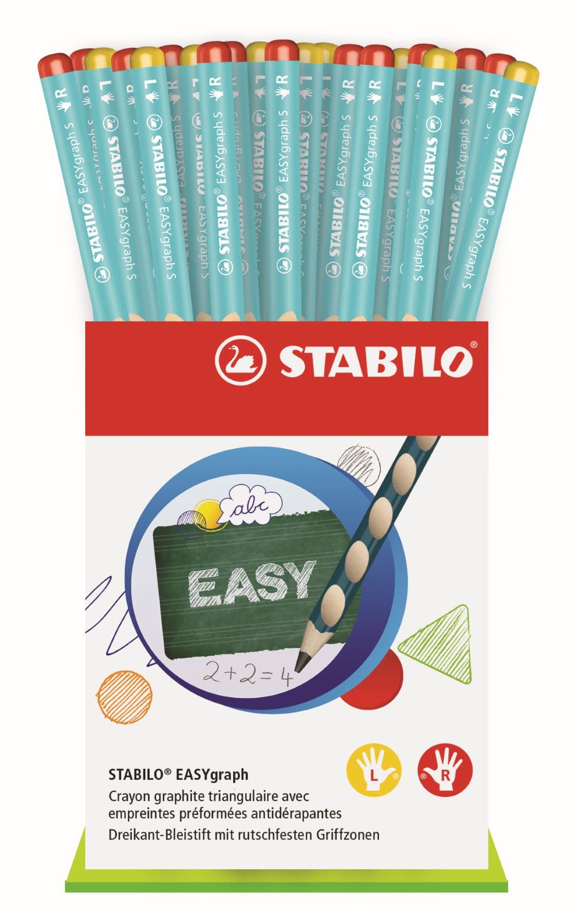 stabilo-easygraph-s-metallic-edition-crayon-papier-ergonomique-hb-pot-de-48-36-d image 8