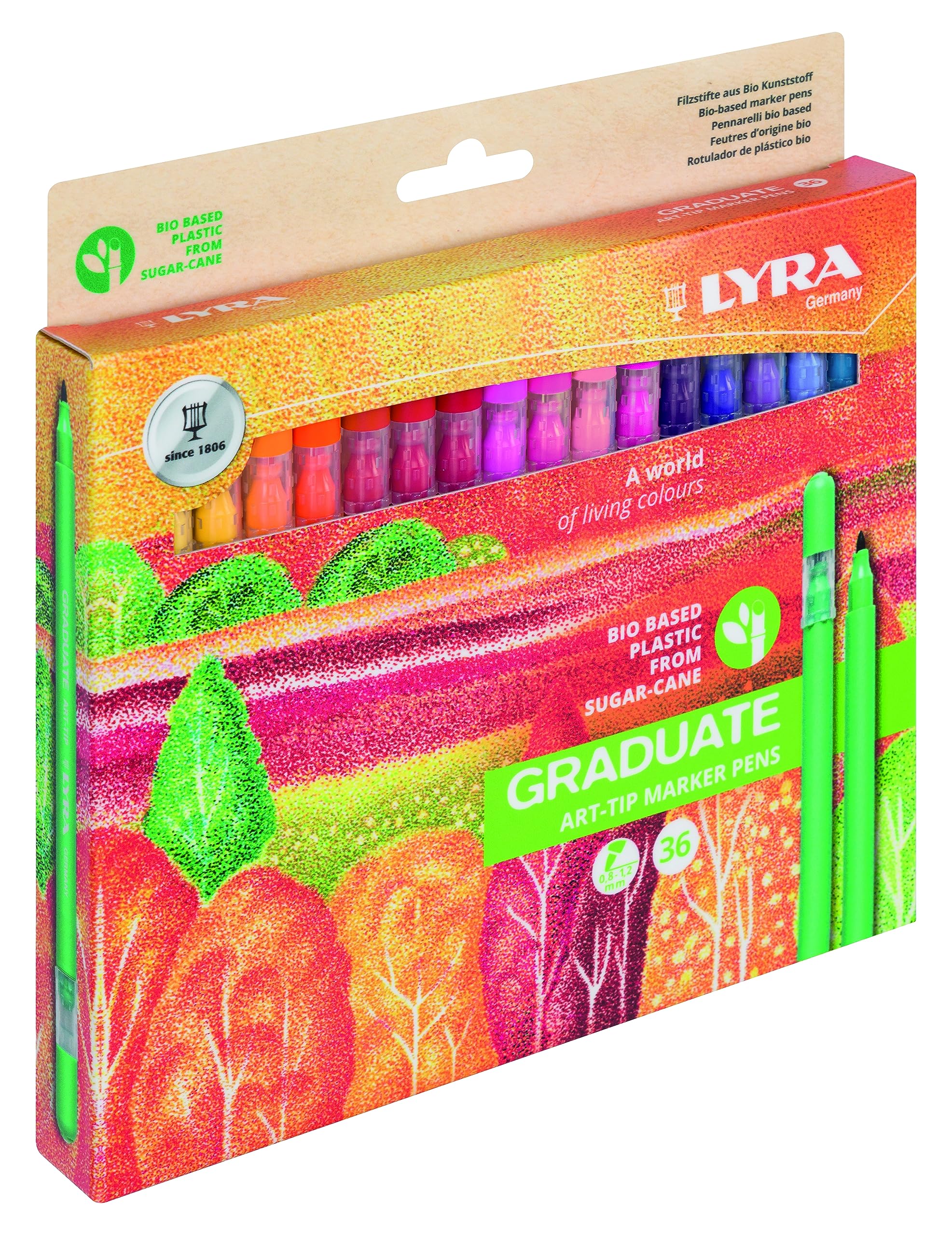 lyra-graduate-art-tip-tui-36-feutres-assortis-double-usage image 2