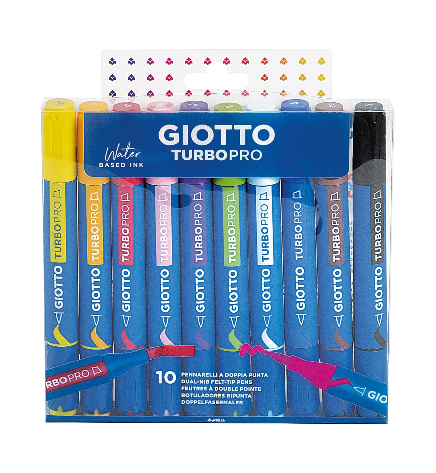 giotto-turbo-pro-feutre-double-pointe-bo-te-15-couleurs-assorties image 7