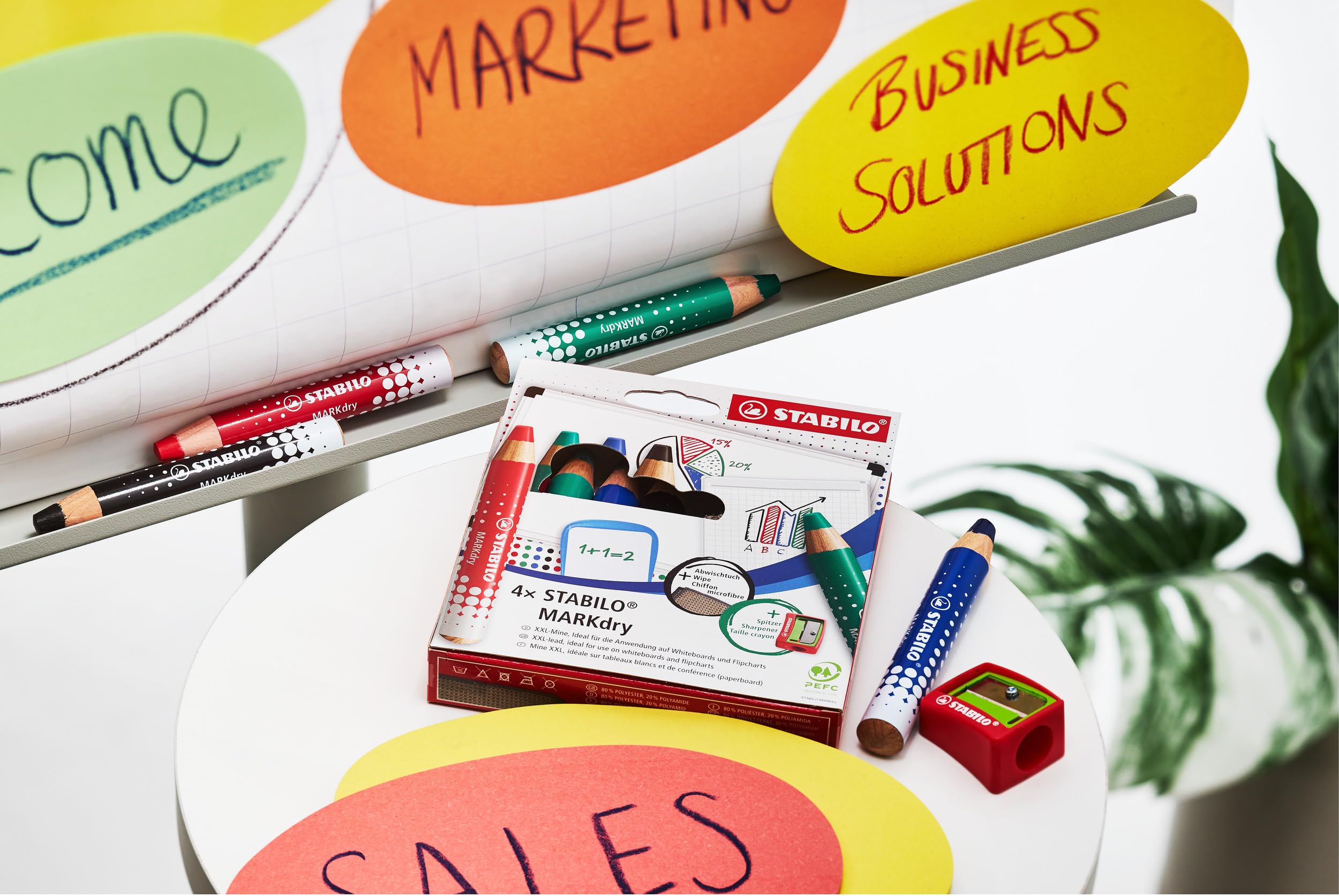 stabilo-markdry-tui-carton-de-4-crayons-marqueurs-ardoises-et-tableaux-blancs-mi image 6