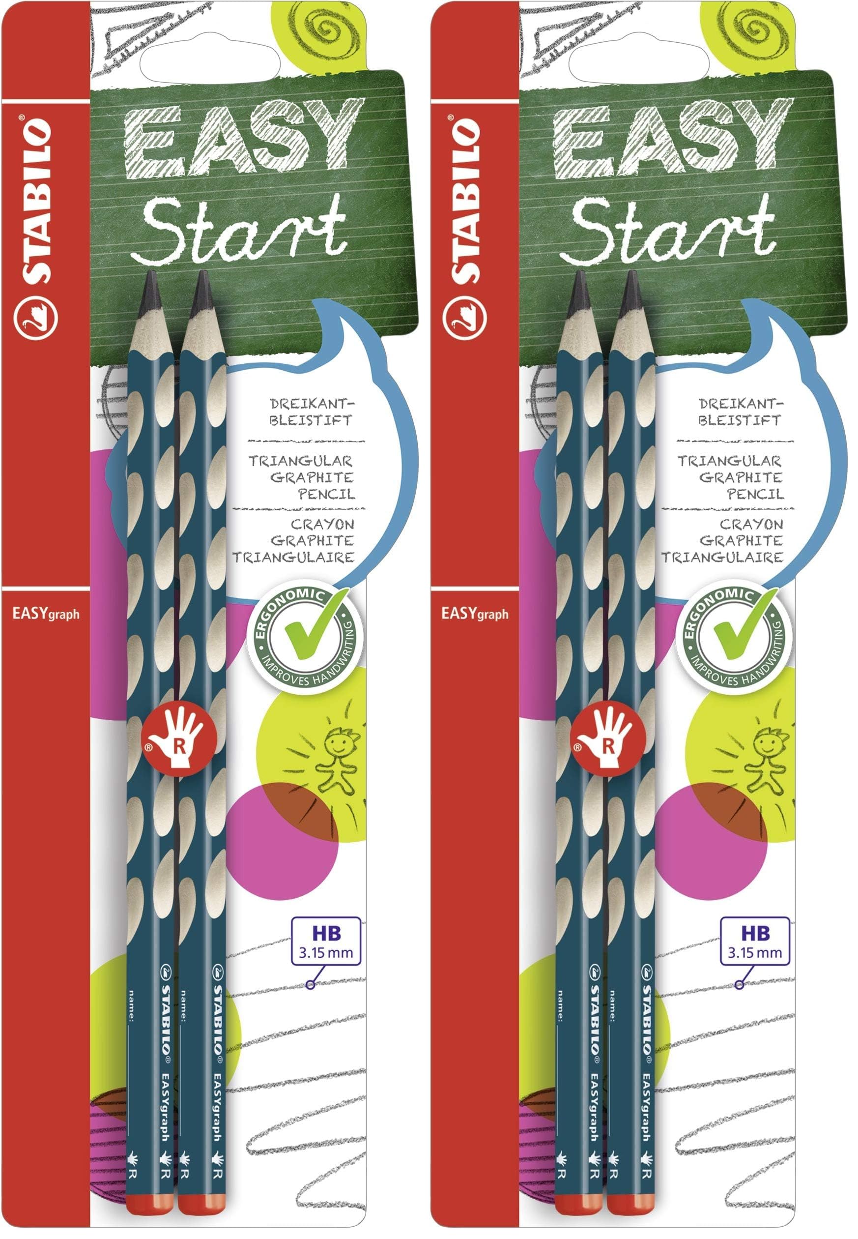 stabilo-easygraph-crayon-graphite-ergonomique-hb-droitier-bleu-ardoise-x2 image 7