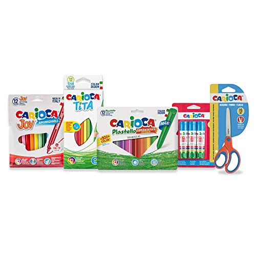 carioca-tout-pour-l-cole-kit-scolaire-et-cr-atif-40-pi-ces-feutres-crayons-paste image 6