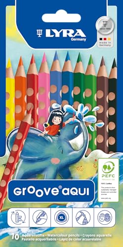 lyra-groove-aqui-tui-de-10-crayons-de-couleur-ergonomiques-hydrosolubles image 2