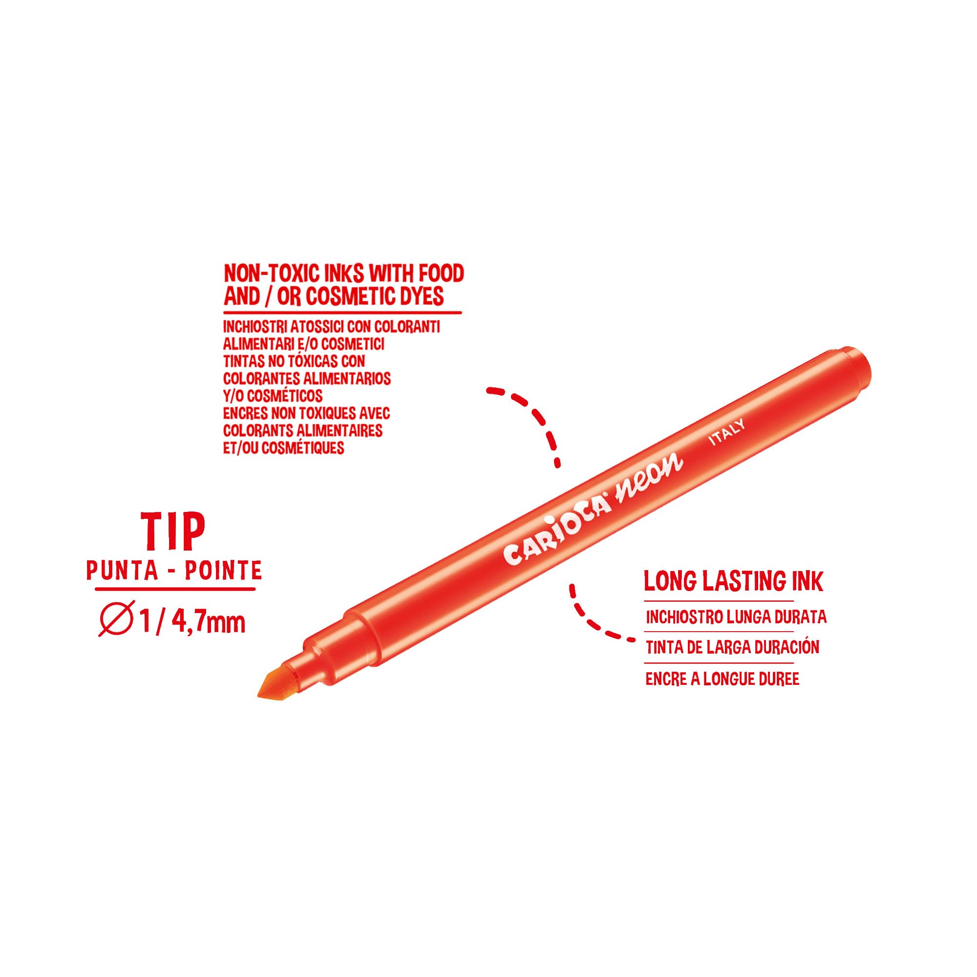 carioca-supercolor-neon-lot-de-8-marqueurs-fluorescents-double-pointe-2-5-5-mm-l image 4