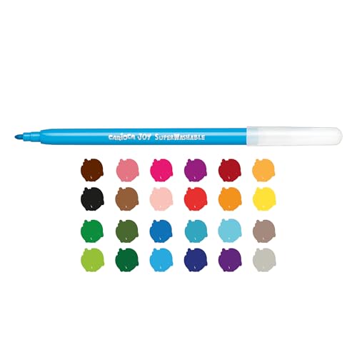 carioca-joy-super-washable-feutres-pointe-fine-bo-te-24-couleurs-made-in-italy image 7