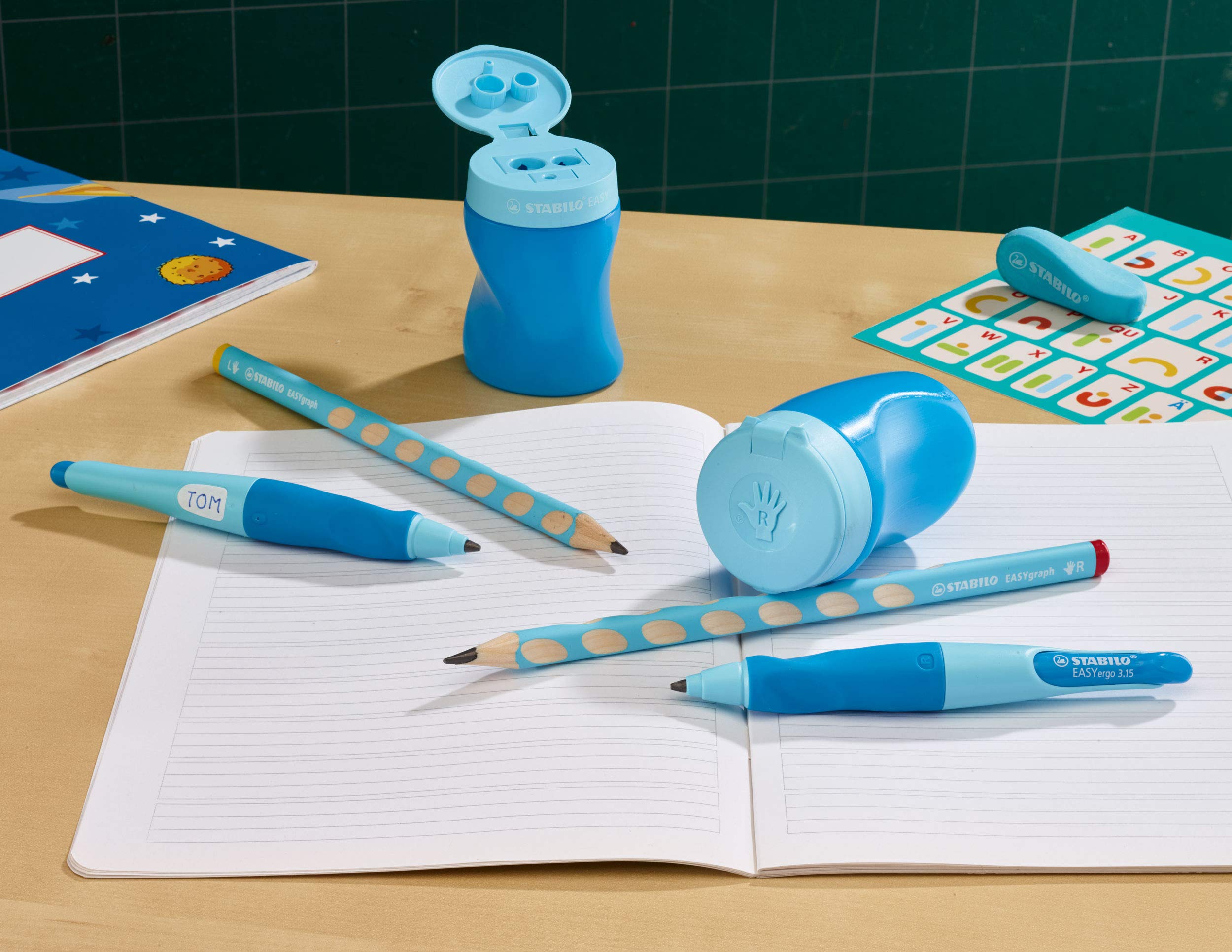 stabilo-easysharpener-taille-crayon-ergonomique-avec-r-servoir-gaucher-bleu image 5