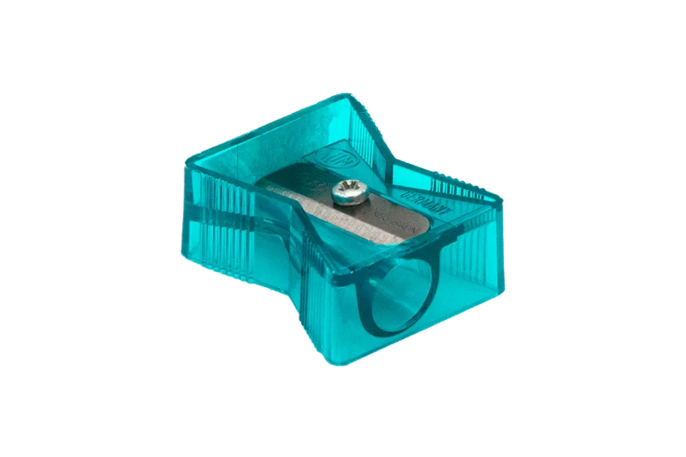 kum-anspitzer-100-15-ice-taille-crayon-transparent-single-hole image 1