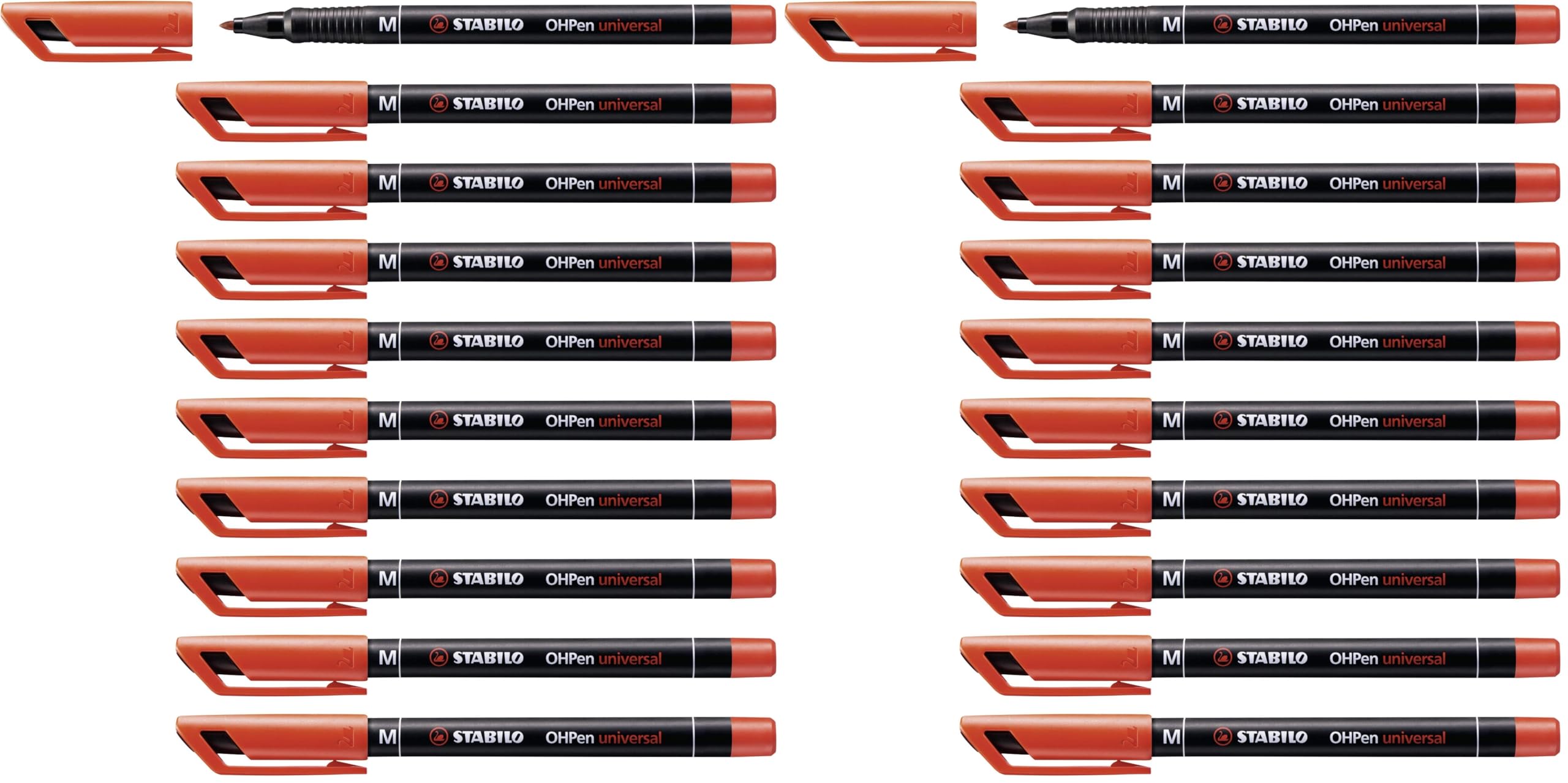 stabilo-ohpen-universal-marqueur-permanent-lot-x-10-rouge-pointe-medium-1-mm image 5