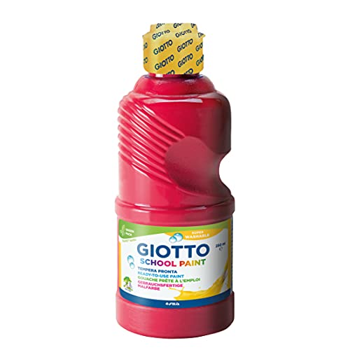 giotto-school-paint-gouache-lot-de-3-x-250-ml-jaune-rouge-bleu image 7