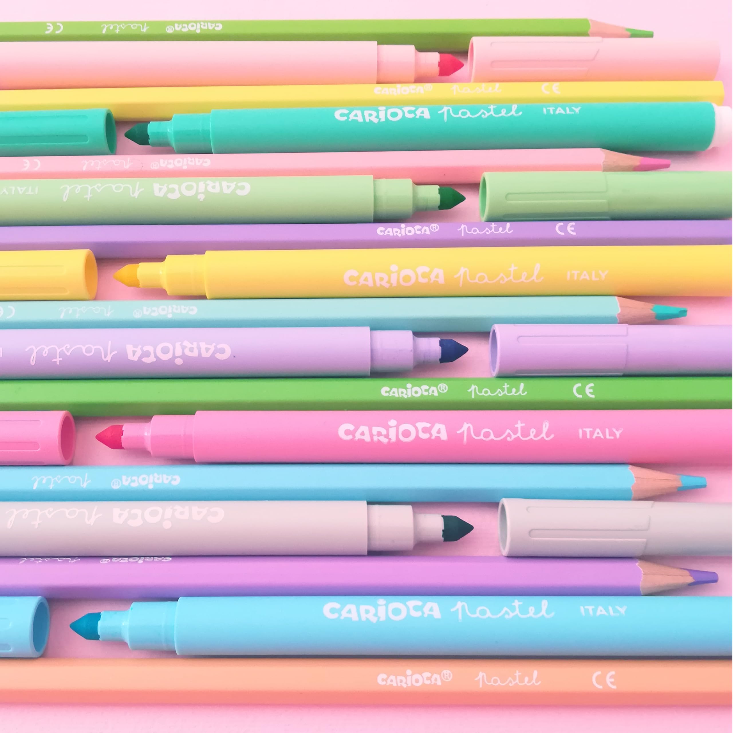 carioca-supercolor-pastel-feutres-pointe-conique-lavables-non-toxiques-bo-te-8-c image 5