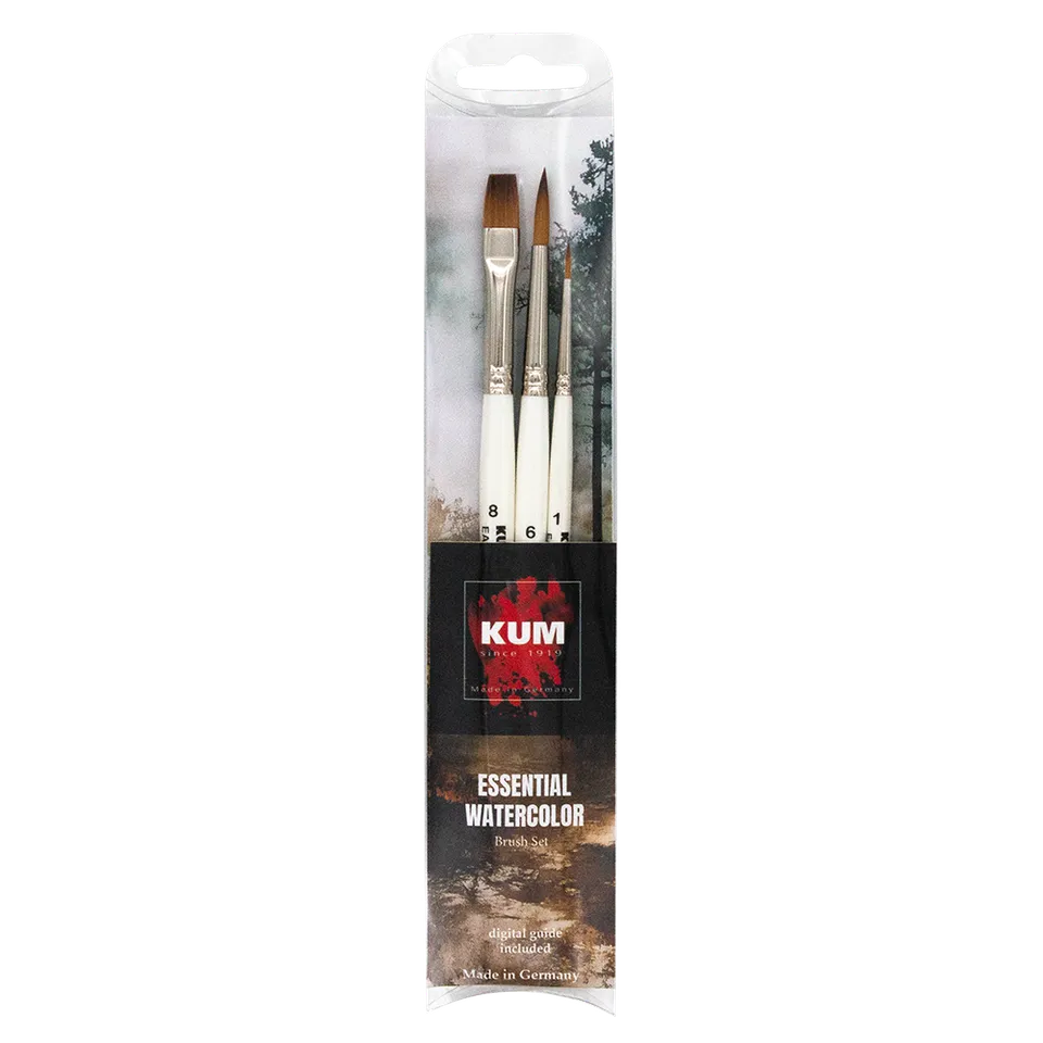 kum-essential-watercolor-pinselset-set-de-pinceaux-aquarelle image 1