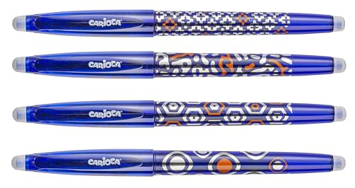 carioca-oops-pop-lot-de-12-stylos-effa-ables-bleus-pointe-0-7-mm-rechargeables image 6