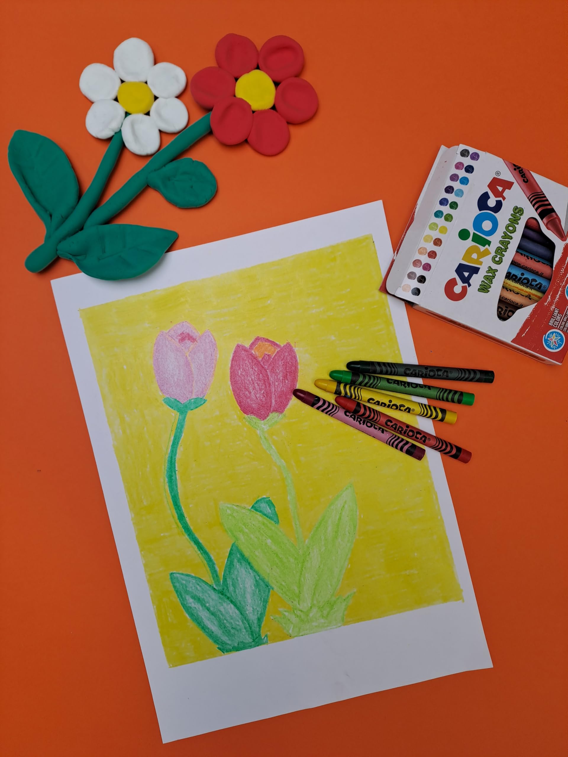 carioca-maxi-bo-te-de-50-crayons-de-cire-pointe-12-mm-couleurs-vives-lavables image 3