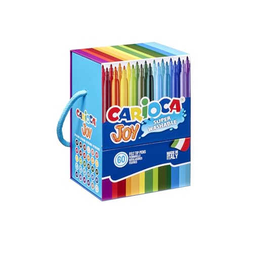carioca-joy-60-marqueurs-pointe-fine-2-8-mm-super-lavables-boite-rigide image 5