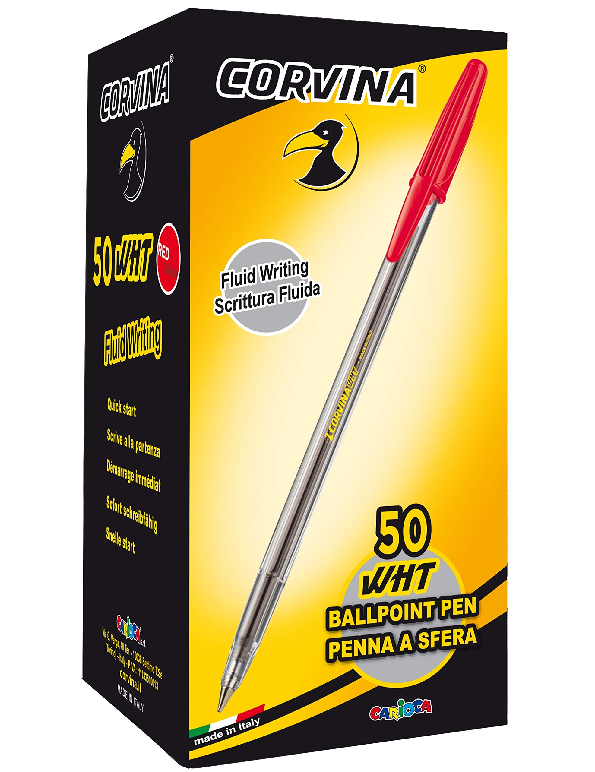 carioca-corvina-wht-41644-01-stylo-bille-noir-lot-de-50 image 4