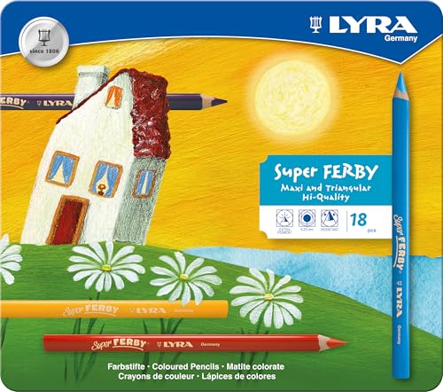 lyra-super-ferby-1-crayons-de-couleur-triangulaires-x18 image 4
