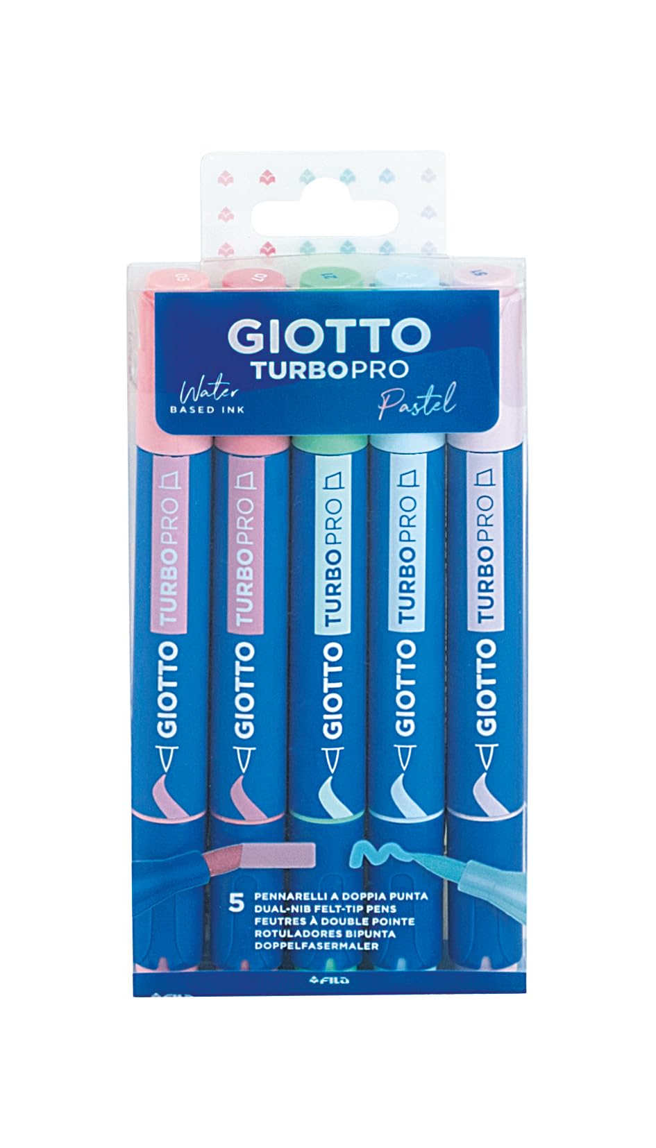 giotto-turbo-pro-feutre-double-pointe-bo-te-15-couleurs-assorties image 4