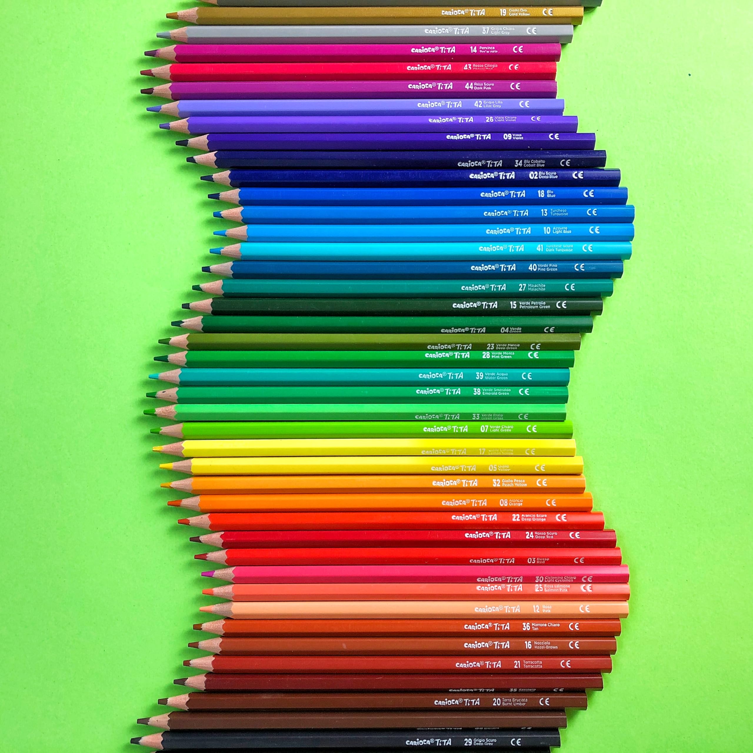 carioca-tita-crayons-de-couleur-hexagonaux-mine-3-mm-boite-de-50 image 4