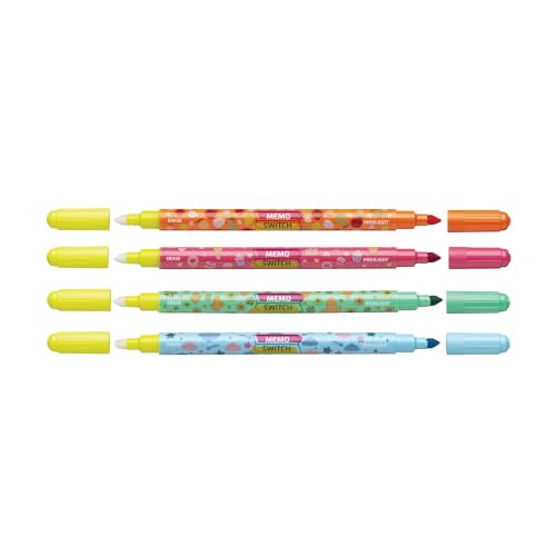 carioca-memo-switch-lot-de-4-surligneurs-magiques-double-pointe-pastel image 8