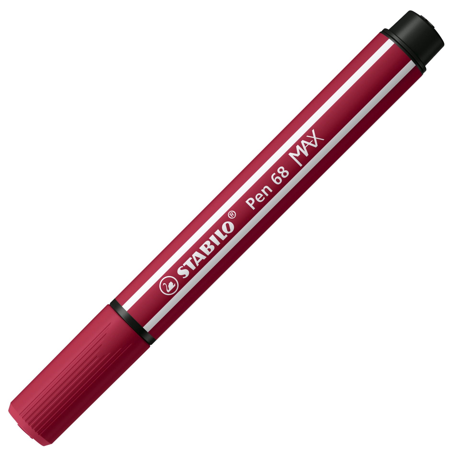 stabilo-pen-68-max-arty-bo-te-m-tal-20-feutres-coloriage-pointe-biseaut-e image 3
