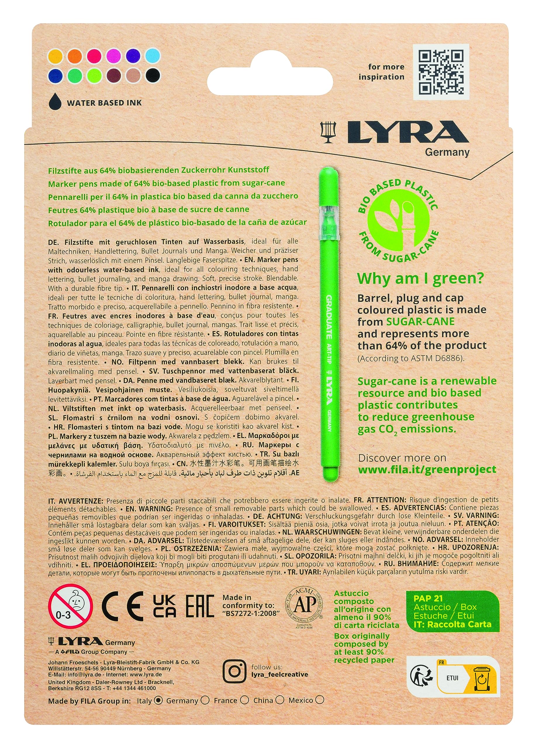 lyra-graduate-art-tip-tui-12-feutres-assortis-pointe-fibre image 4