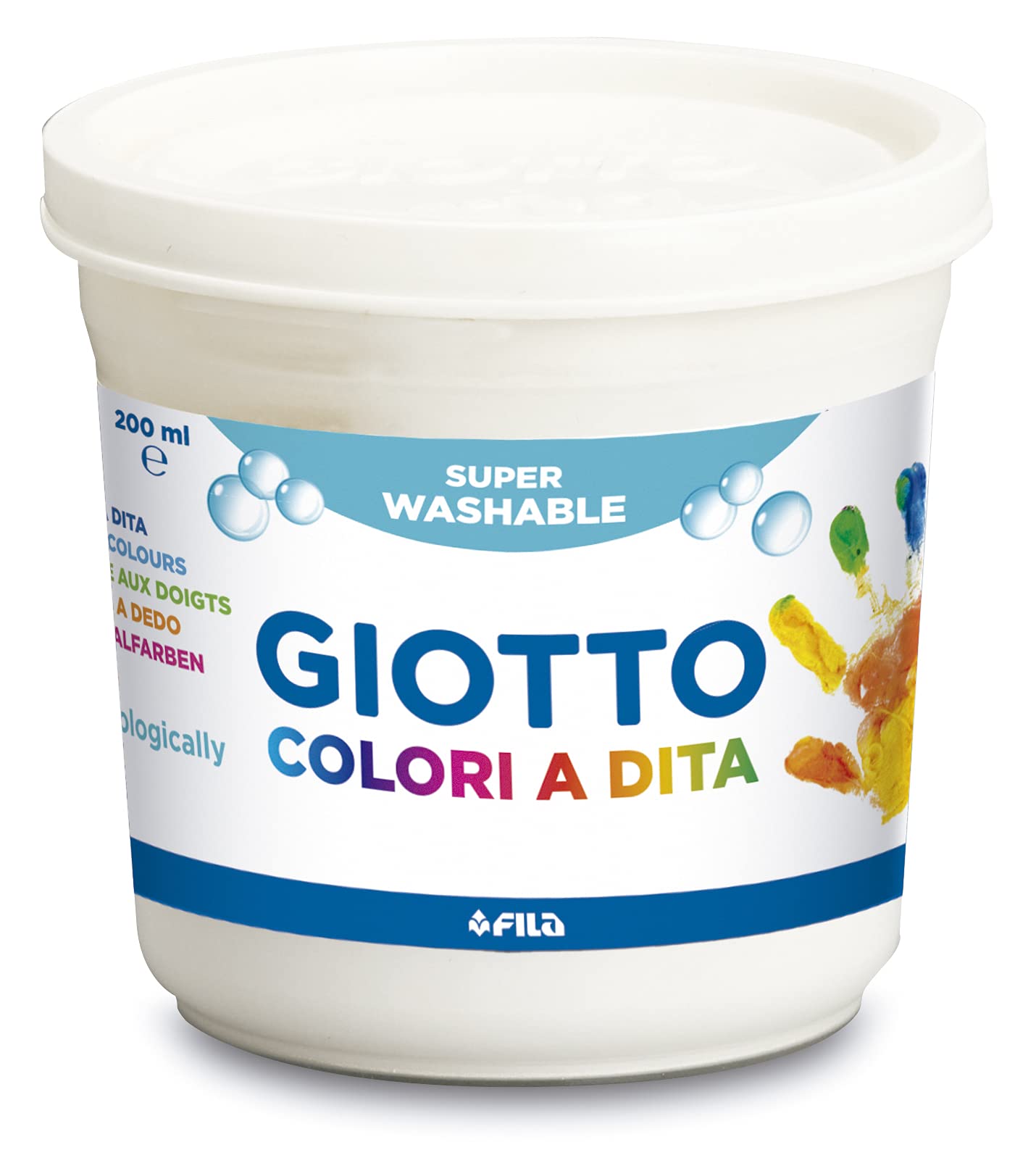 giotto-gouache-aux-doigts-barquette-6-pots-200-ml-couleurs-assorties image 5