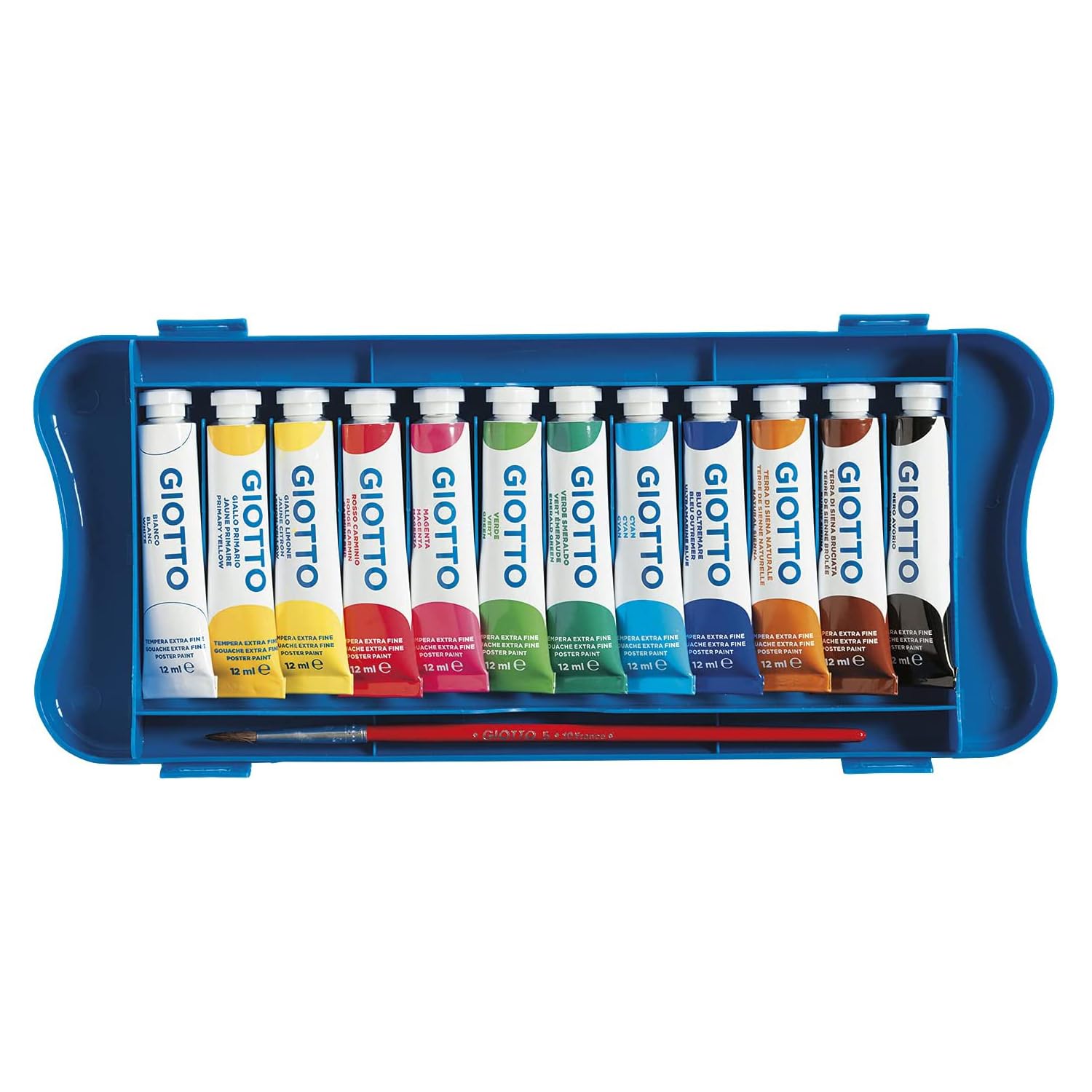 giotto-extra-fine-paint-bo-te-de-12-tubes-de-gouache-12-ml-couleurs-assorties image 2