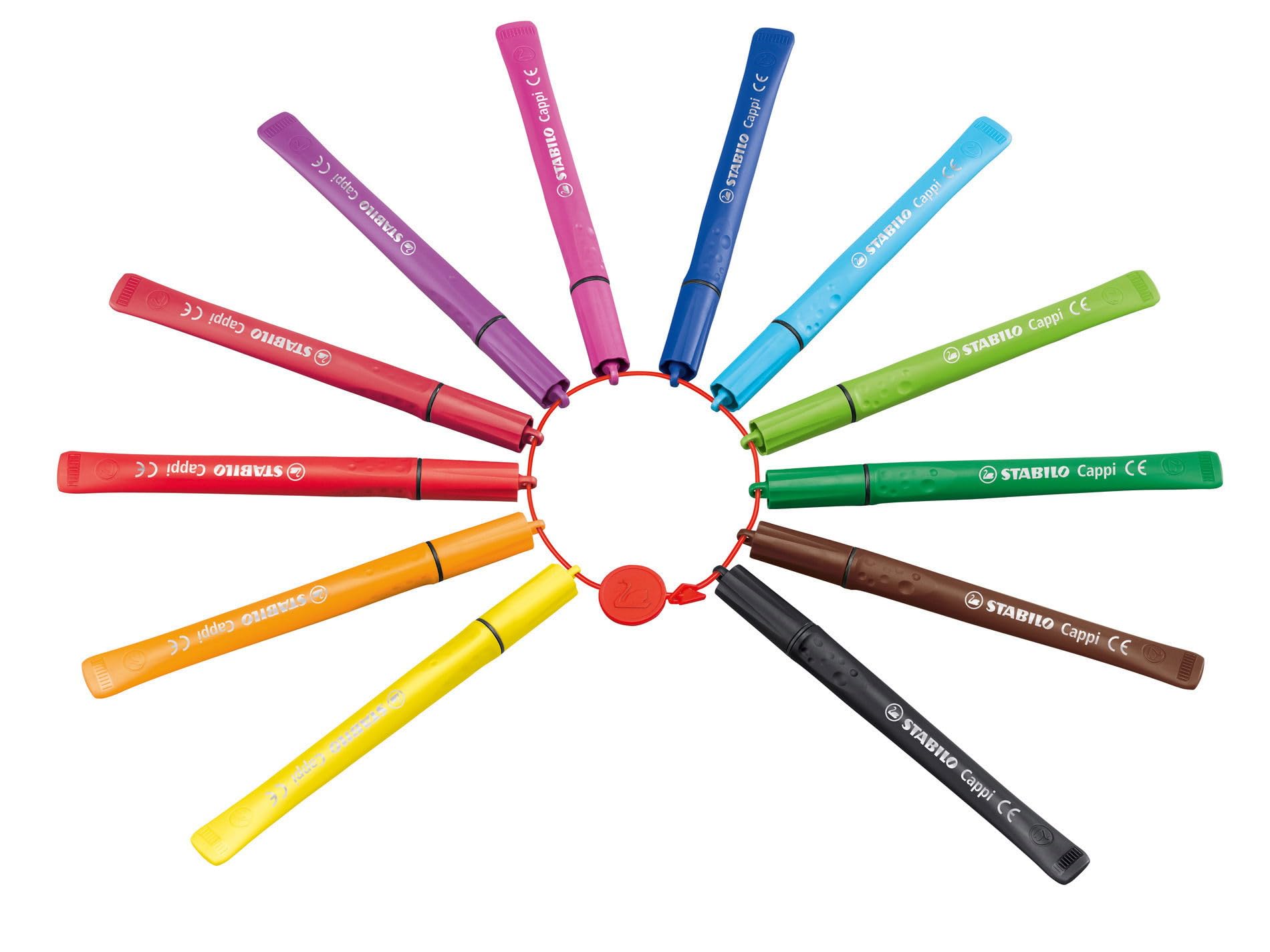 stabilo-cappi-feutres-de-coloriage-tui-carton-x-24-pointe-moyenne-avec-lacet-d-a image 5