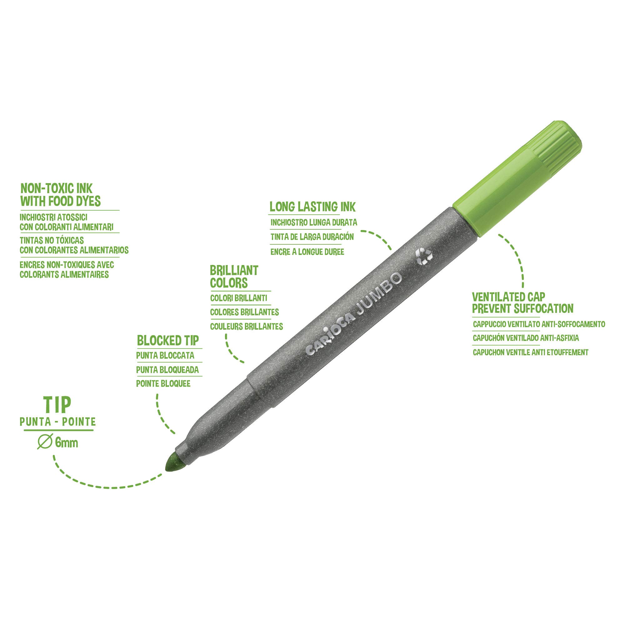 carioca-eco-family-bo-te-12-feutres-pointe-maxi-jumbo-6-mm-bloqu-e-encre-super-l image 2