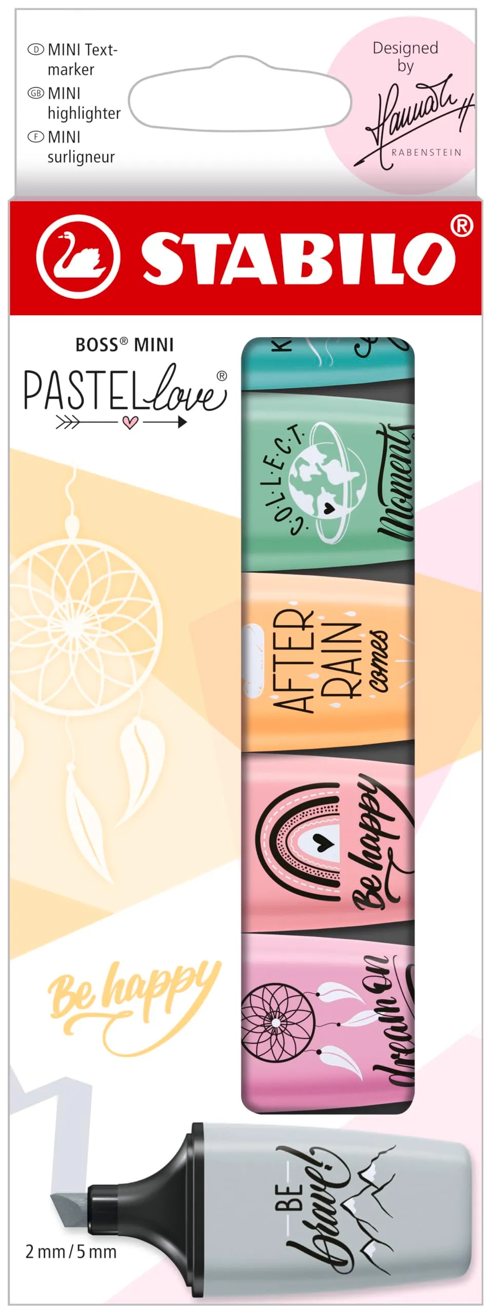 stabilo-boss-mini-pastellove-2-0-surligneur-pastel-tui-carton-x-6 image 1