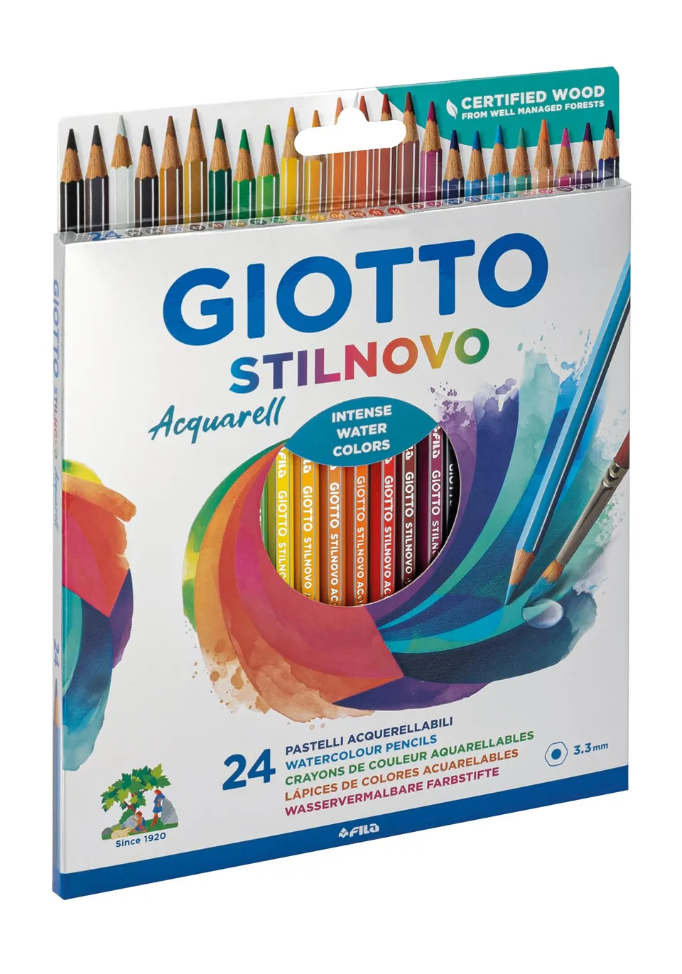 giotto-stilnovo-acquarell-tui-24-crayons-de-couleur-aquarellables image 1