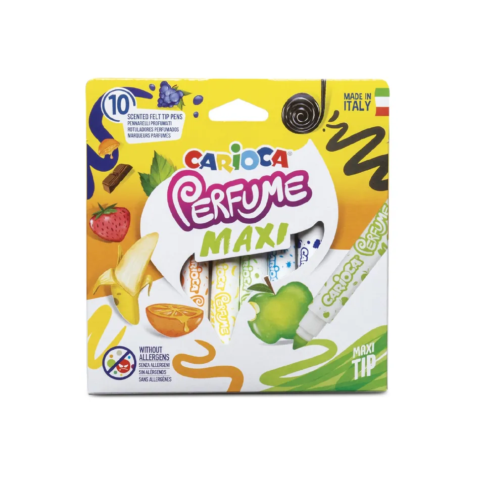 carioca-perfume-marqueurs-parfum-s-lavables-bo-te-de-10-pointe-maxi-sans-allerg- image 1
